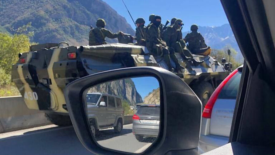 МВД: мобилизационный пункт развернут на КПП Верхний Ларс на границе с Грузией